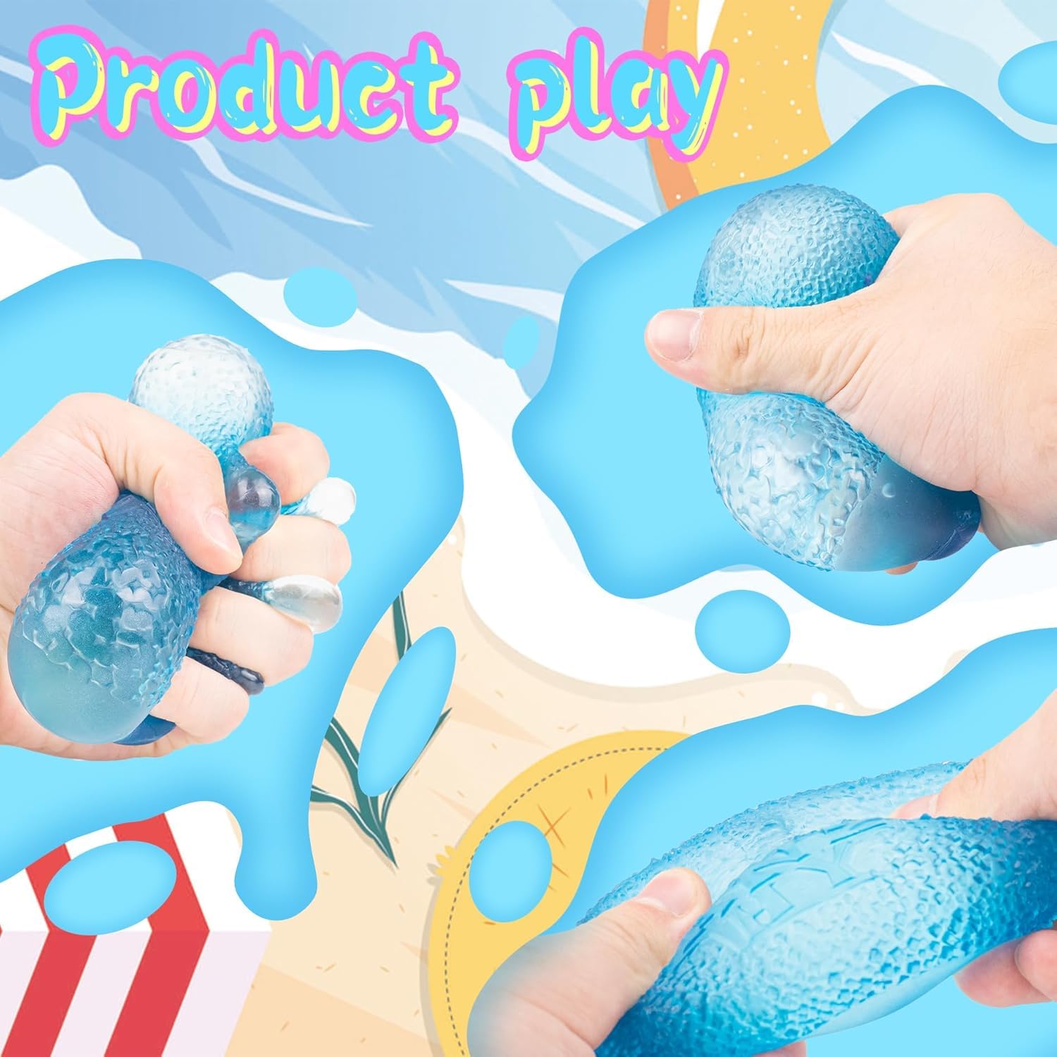 Squishy Stress Balls, Sensory Toys for Kids with Unique Needs, Fosters Creativity, Focus, and Fun, Great for Classrooms Home - Image 4