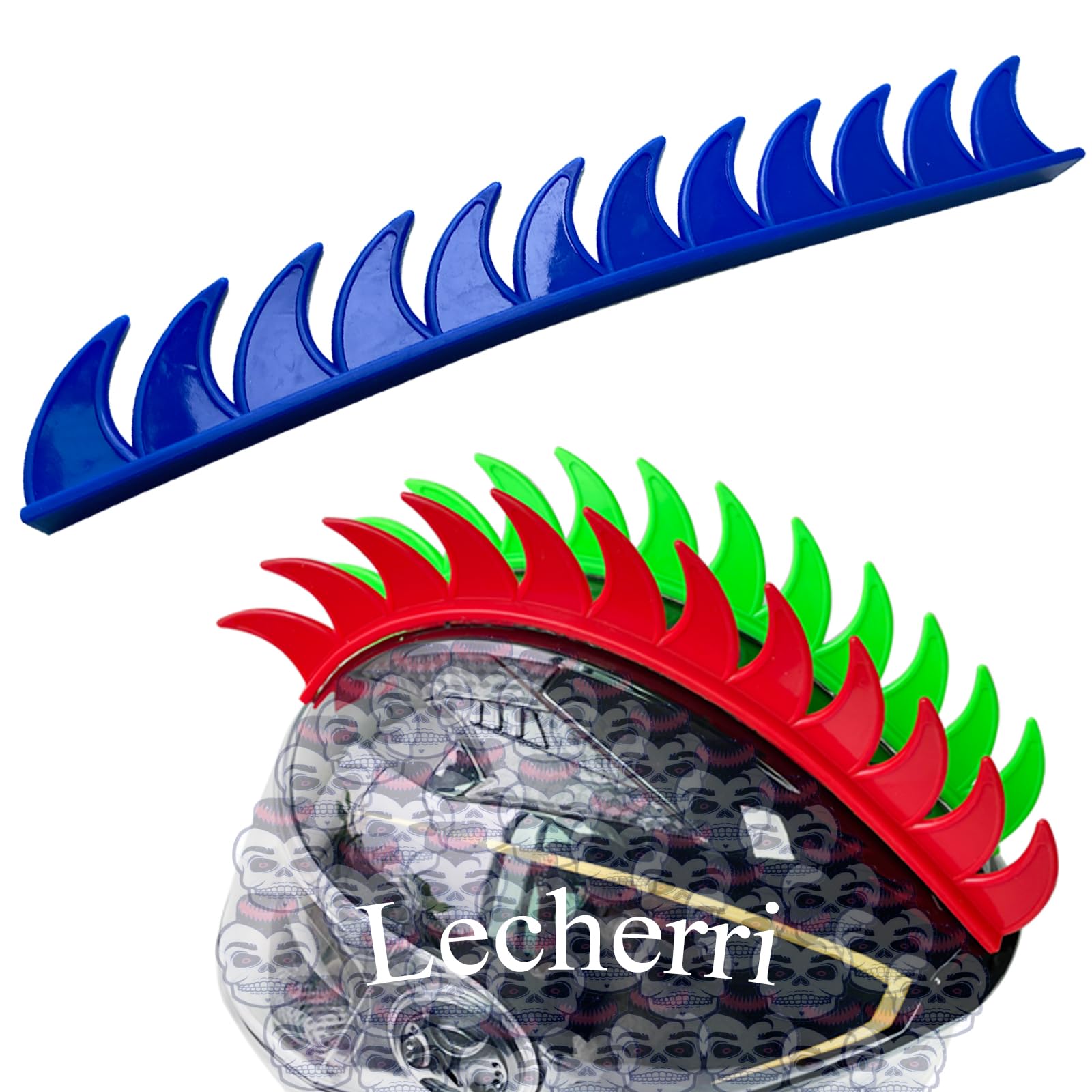 Silicone Mohawk for Helmet Decoration Hawk Accessories 1PC for Motorcycle Bicycle Ski (Helmet Not Included)