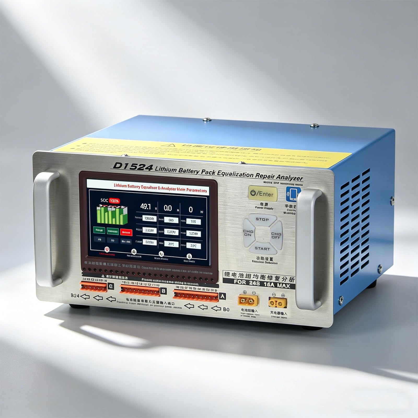Caricabatterie Bilanciatore Lipo Scaricatore Lipo Equalizzatore al Litio, Dispositivo Intelligente di Carica e Scarica, per TLB LFP LTO LiPo LiHv Veicoli a Nuova Energia Alimentazione Esterna