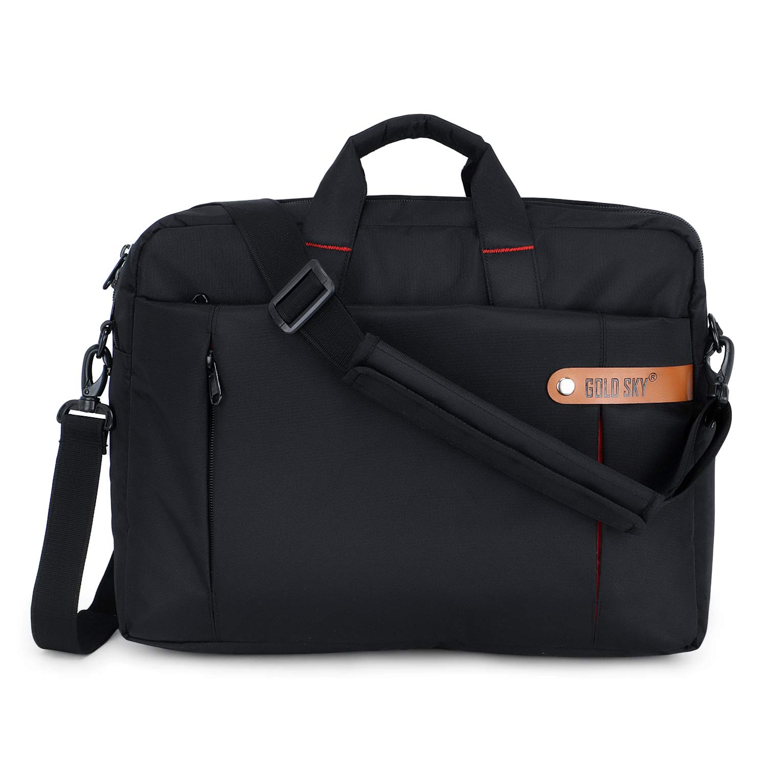 Gold Sky Messenger Briefcase 15.6" Laptop Bag Office/Travel for Men (B08CVSD5Y8) Amazon Price History, Amazon Price Tracker