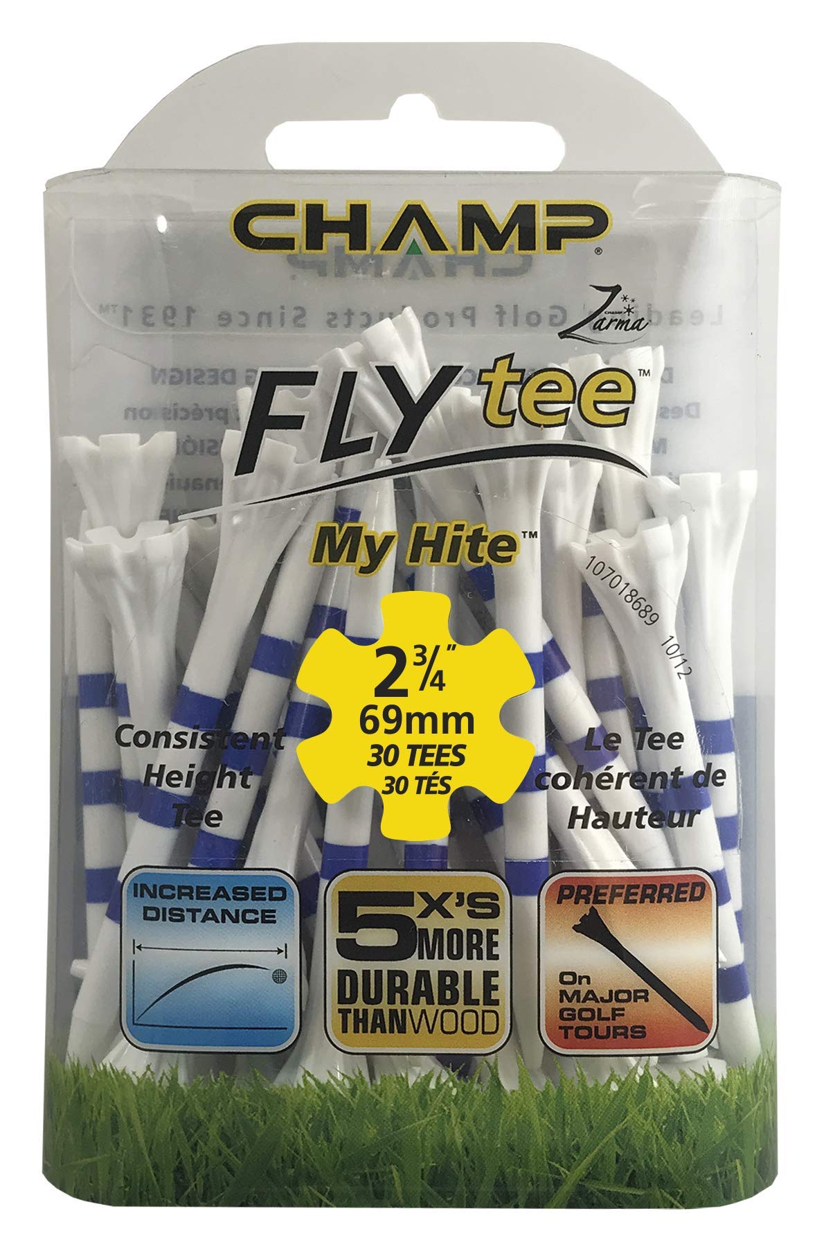 ChampZarma FLYtee My Hite 2-3/4" 30 count