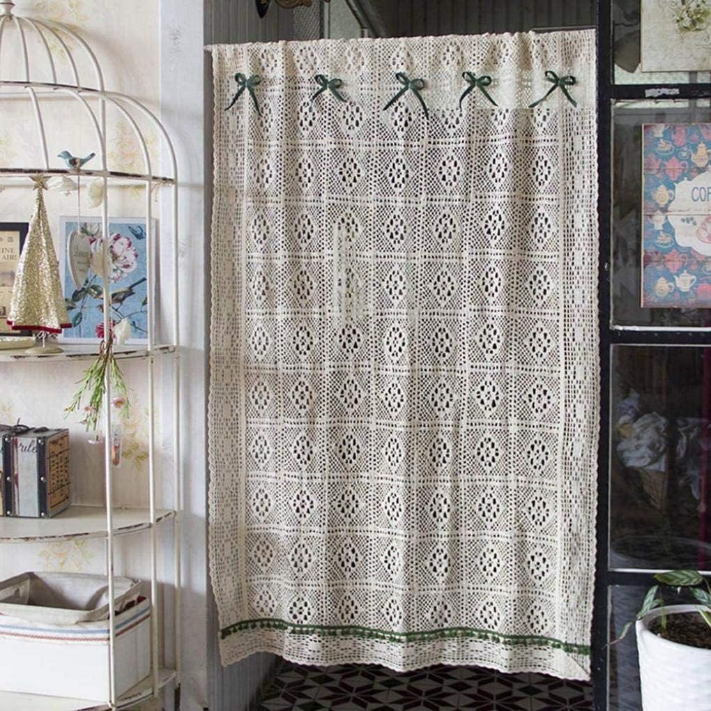 Short Curtains, Blackout Curtains, Curtain Short Kitchen Curtain EmbroideRood Half Curtain, Voile Cotton Net Short Curtain, Tier Curtains, Window Sheer Curtain, W97cm*H141cm Bath Curtain (W97cm*H141c