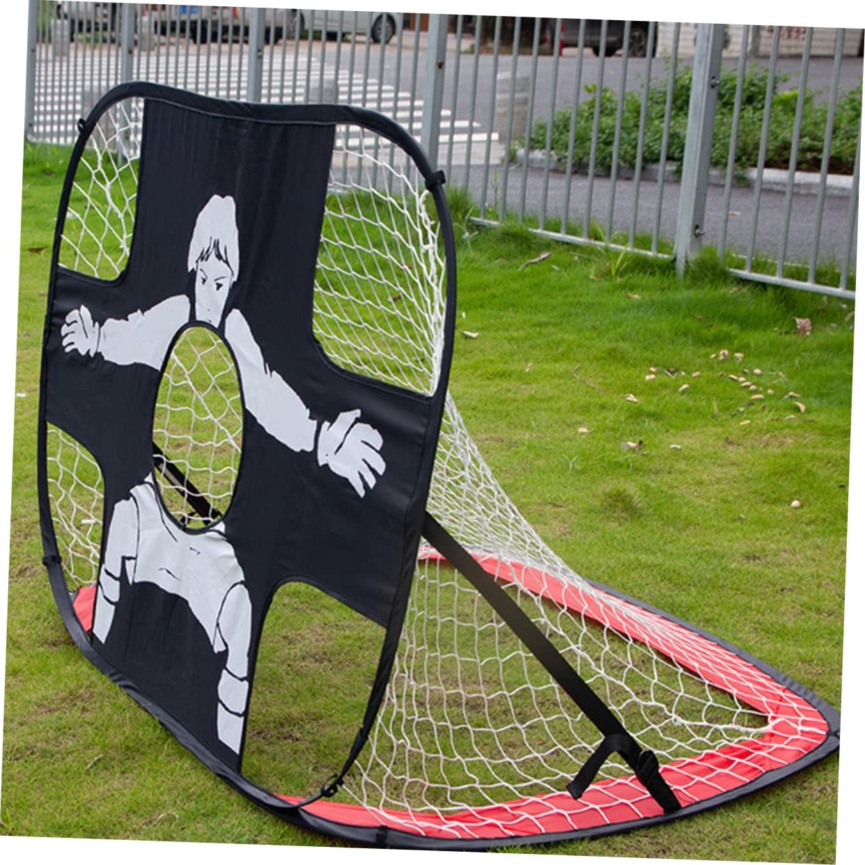 Portable Boy Girl Soccer Goal Set Outdoor Football Net for Backyard Fun Durable Oxford for Indoor and Lightweight Design for