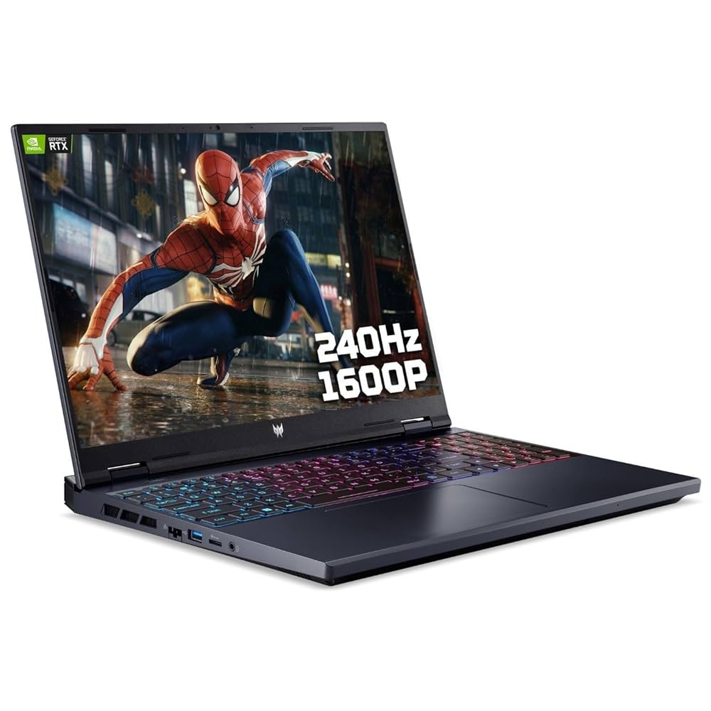 Acer Predator Helios Neo 14 PHN14-51 Gaming Laptop - Intel Core Ultra 5 125H, 16GB, 512GB SSD, NVIDIA GeForce RTX 4060 8G, 14.5" WQXGA IPS 120Hz, Windows 11 , Black