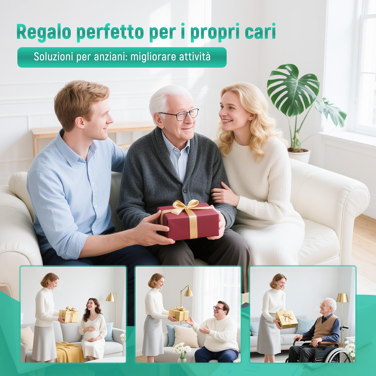 Bottom Wiper 2PCS, Easy Wipe Ausili per la Toilette, Manico Lungo Self Wipe, Comfort Tergicristallo, Salviette per Toilette per Le Donne Anziane e in Gravidanza Self Wipe Aiuto per più igiene