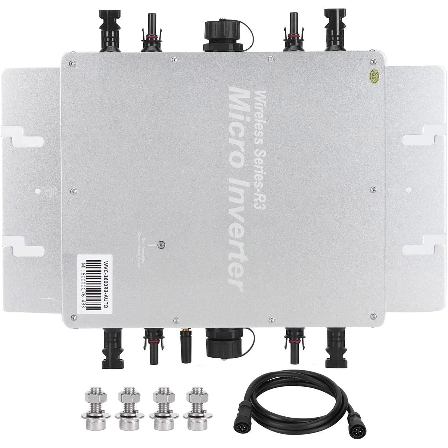 Mikroinwerter Solarny, Konwerter Mppt Mikroinwertera Solarnego, Wodoodporny Inwerter Sieciowy, Wodoodporny Mikroinwerter Solarny Z Komunikacją Wifi, Monitorowanie Aplikacji 85-280 V AC,WVC-1400W