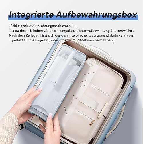 Miniatura 9 de Sweeper 2 en 1 - Kit de trapeador y barrido de suelos secos y húmedos, kit multisuperficie para limpieza de pisos, el kit incluye 1 barredora, 14