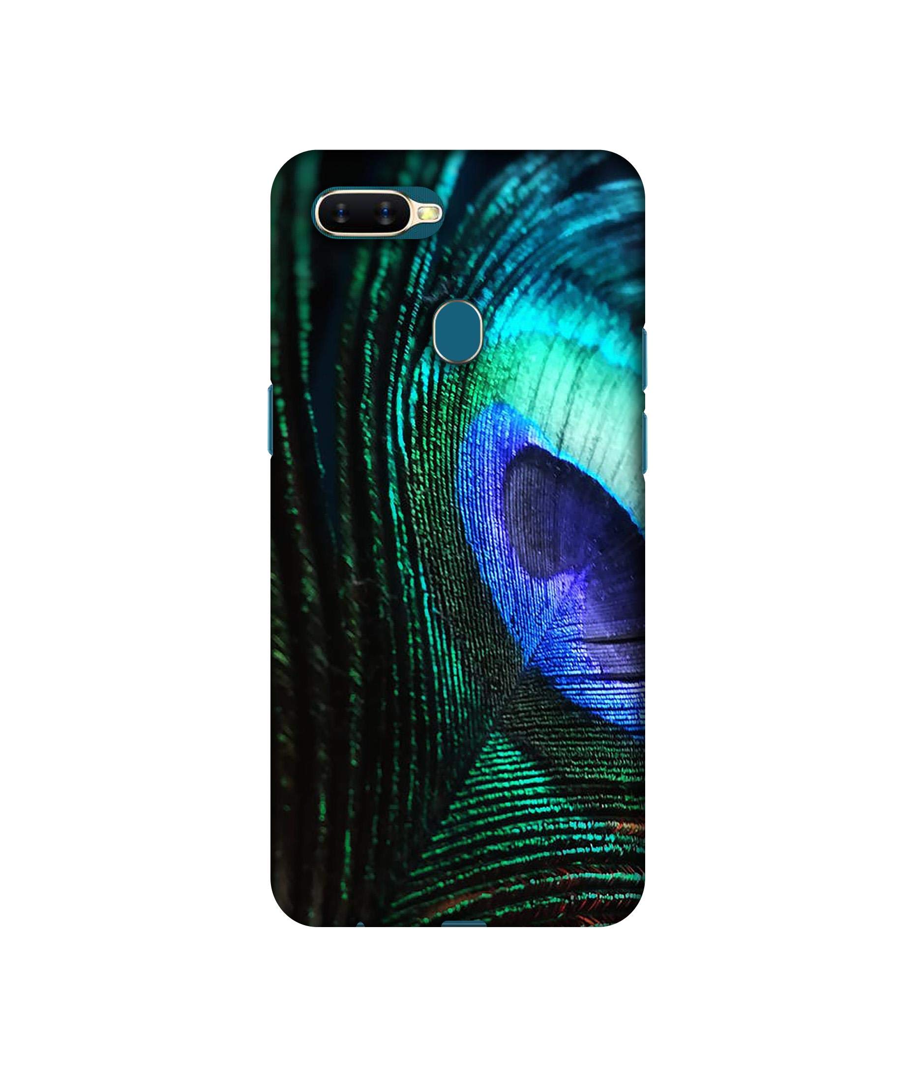 Amazon Brand - Solimo Designer Peacock Feather 3D Printed Hard Back Case Mobile Cover for Oppo A7 (B07T9TP2C6) Amazon Price History, Amazon Price Tracker