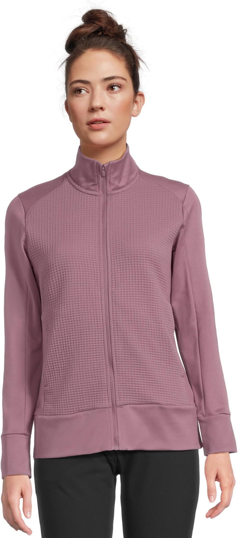 adidas golf cold rdy zip through jacket in grey