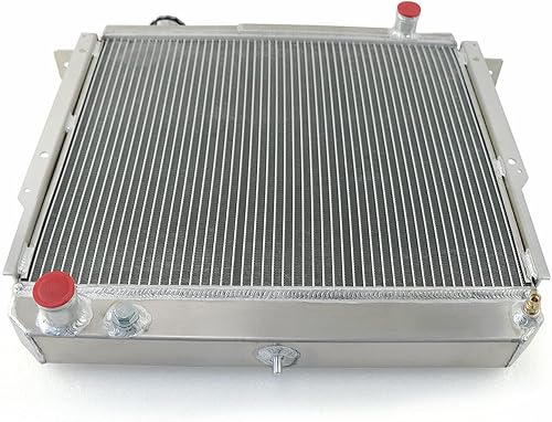 Miniatura 5 de Radiador de aluminio de 4 filas para Jeep Grand Cherokee Commander 1986-1992 2.5L 2.8L V6 con ventilador y relé de cubierta 1987 1988 1989 1990 1991