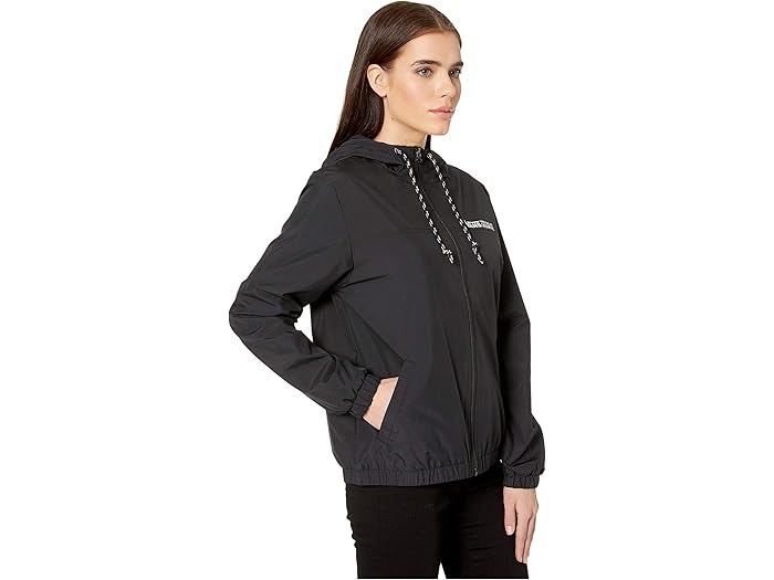 vans kastle black windbreaker jacket