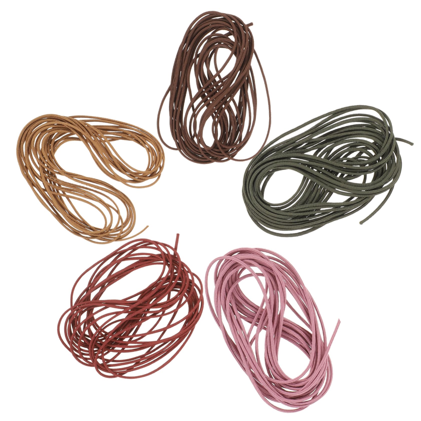 ABOOFAN 25stücke Elastische Schnur Für Schmuckherstellung Armbänder Und Haargummis Hohe Elastizität Pro Farbe Vielseitig Einsetzbar Hautfreundlich Und Langlebig