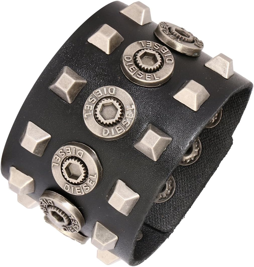 Zivom® Genuine Leather Men Wrist Band Bracelet For Men