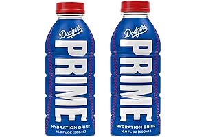 Exclusive Dodgers Blue Prime TWO PACK Baseball Prime Drink