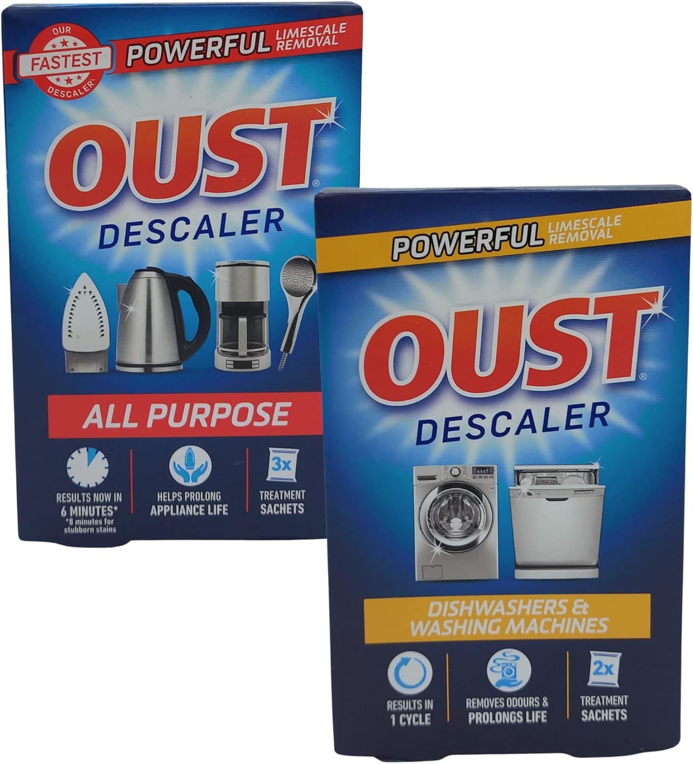 Oust Small and Large Appliance Descaling Bundle Consisting of 3 x
