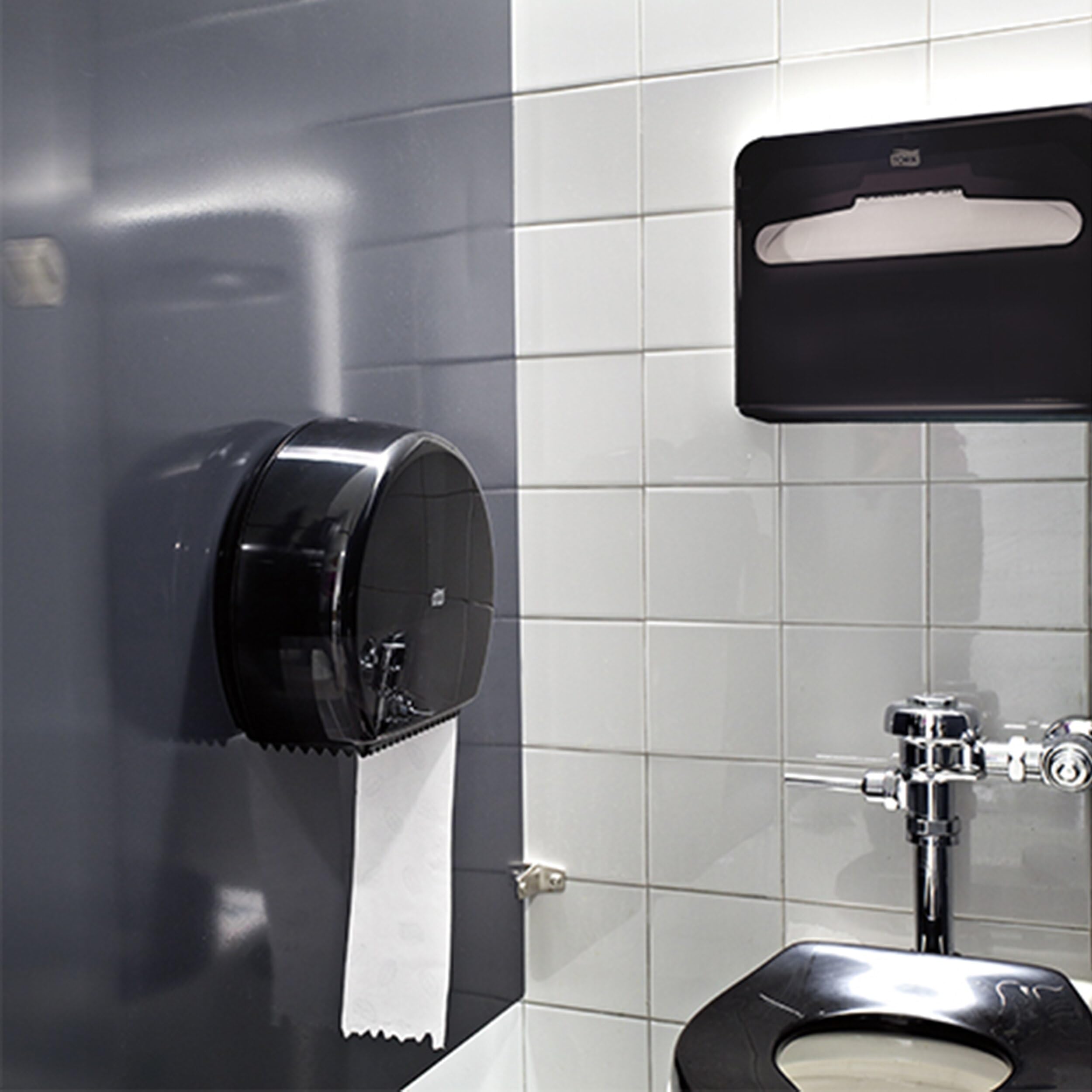 Tork 344080 Distributeur pour protections de siège toilette V1 - Blanc