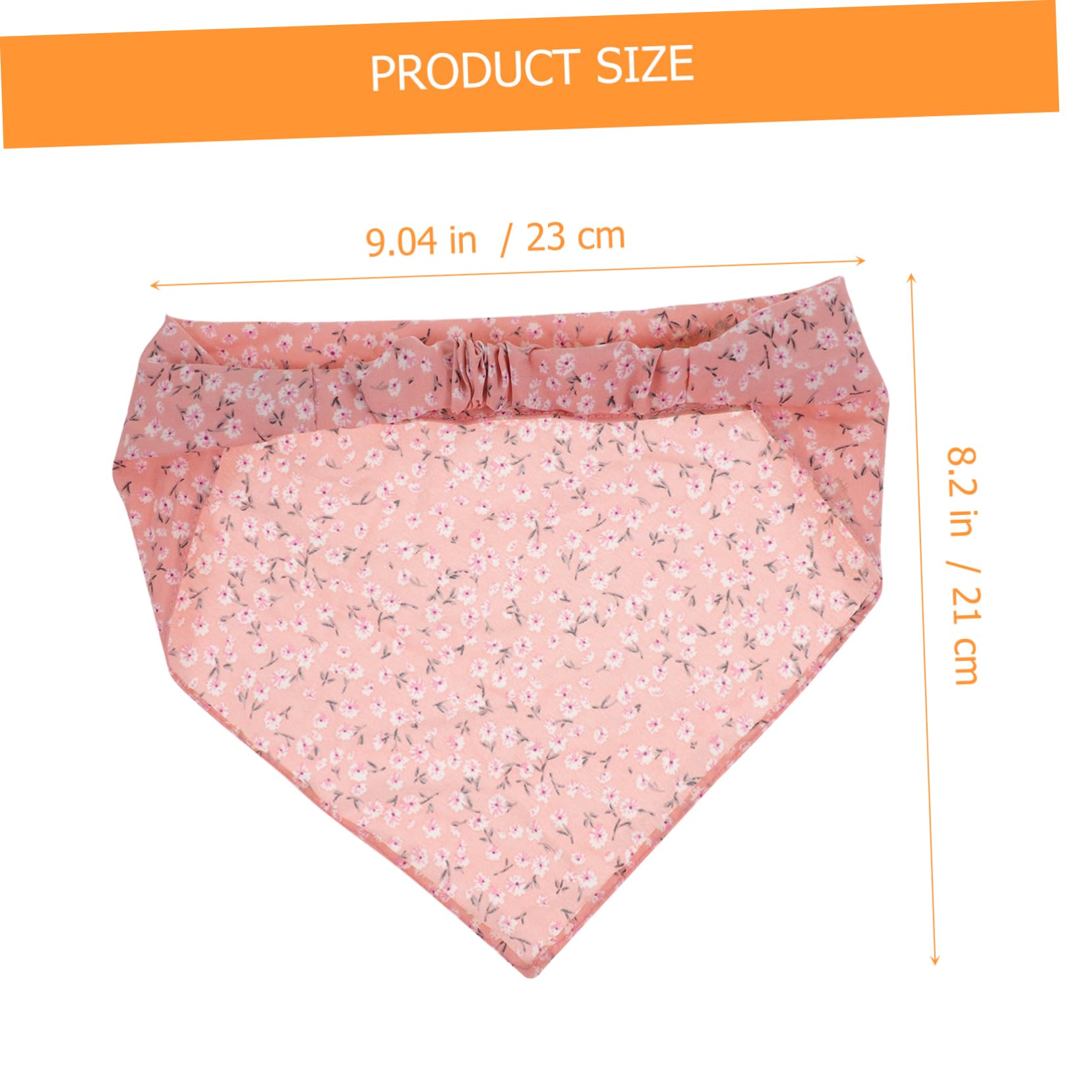 FRCOLOR 30 Pz Foulard Floreale Con Fascia Elastica Foulard Da Stoffa Floreale Sottile 6 Pezzi Sciarpa Floreale Truccare La Fascia Fasce Da Fascia Per Trucco Tessuto