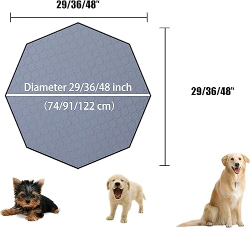 Miniatura 2 de Almohadillas reutilizables para cachorros con incontinencia  Almohadillas lavables para orina para perros  Alfombrilla de entrenamiento para
