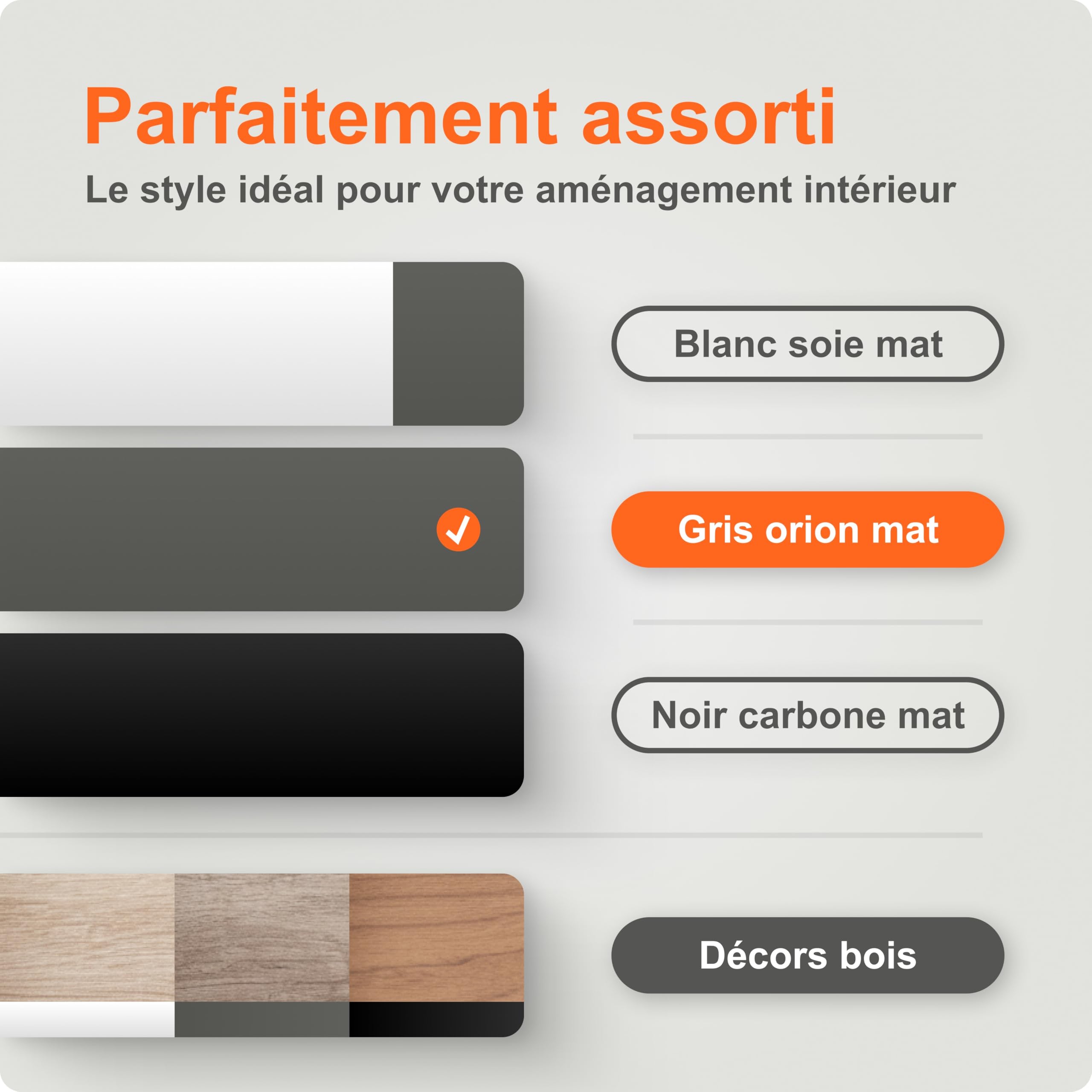 Blum AMBIA-LINE range-couverts Soft-Touch | organiseur de tiroir premium pour tiroir et meuble de cuisine modernes | protège, trie et range couverts et ustensiles | 42×30×5 cm | Gris Orion