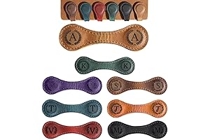 Personalized Laser Engraved Leather Magnetic Bookmark