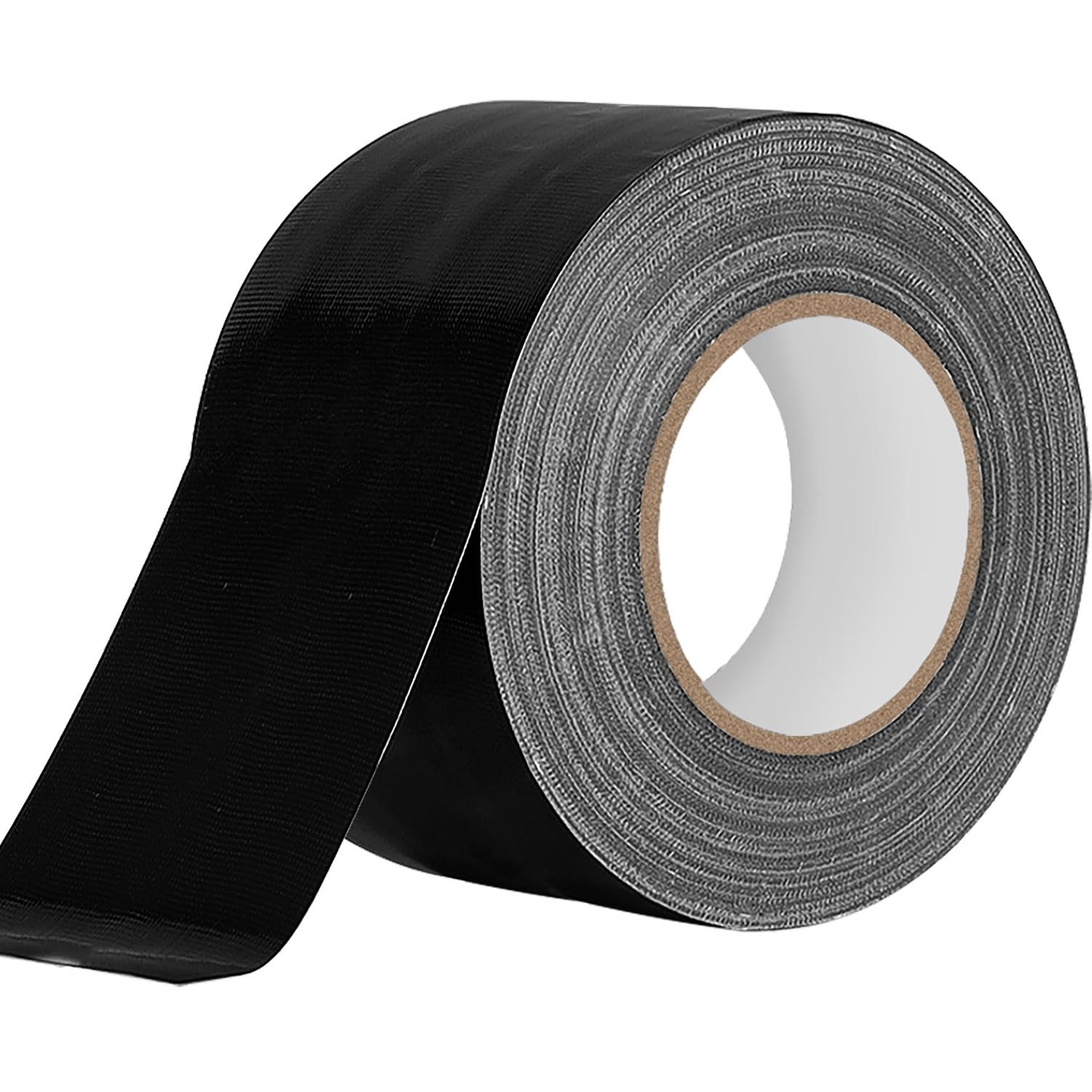 Humyu Black Duct Tape Haevy Duty 48mm x 20m, Gaffer Tape Strong Waterproof Cloth Repair Tape for Sealing, Bundling, Strapping, Patching, Packaging