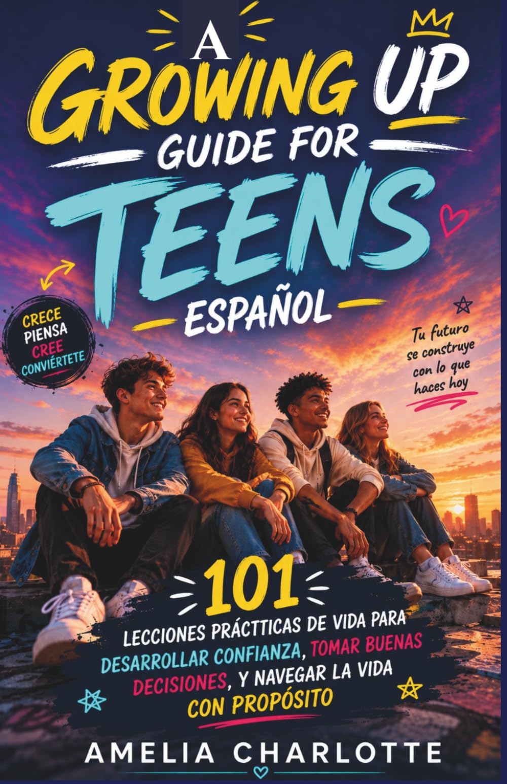 A Growing Up Guide For Teens Español: 101 lecciones prácticas de vida para desarrollar la confianza, tomar buenas decisiones y navegar por la vida con propósito.