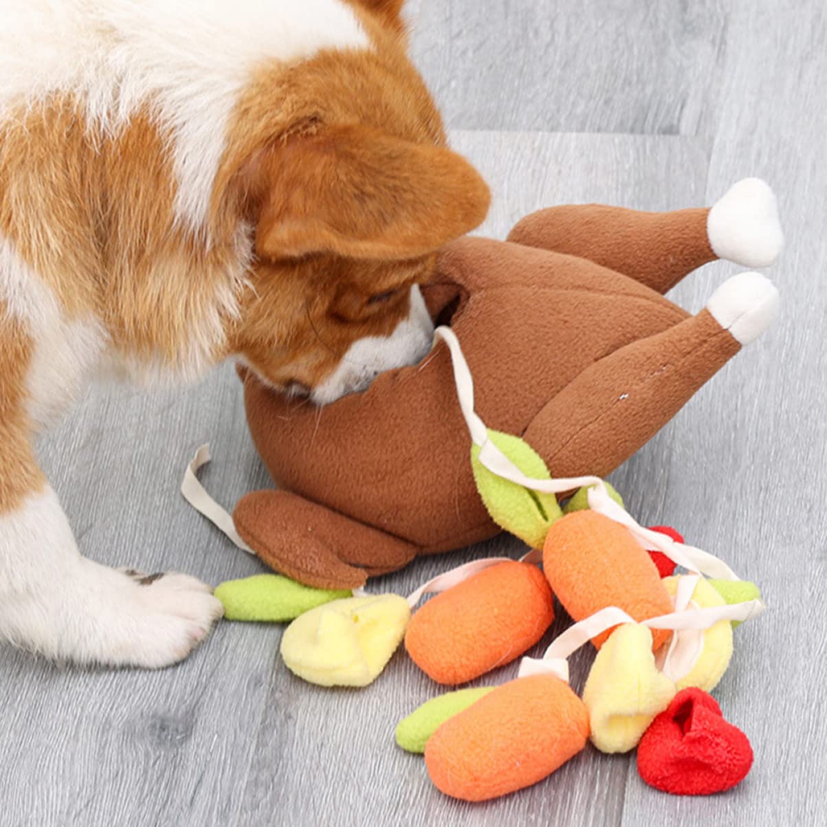 POPETPOP 3 Piezas De Juguetes De Peluche para Mascotas Juguetes para Perros Juguetes Chirriantes De Peluche para Perros Pequeños Decoraciones Navideñas Juguetes para La Dentición De