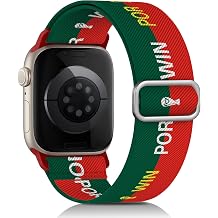 World Cup flag 2026 Band Compatible with Apple Watch Band 38mm 40mm 41mm 42mm 44mm 45mm 46mm 49mm for Men,Stretchy Nylon Straps for iWatch Series 11 10 9 8 7 6 SE 5 4 3 2 1 Ultra Ultra 2/3PT WIN