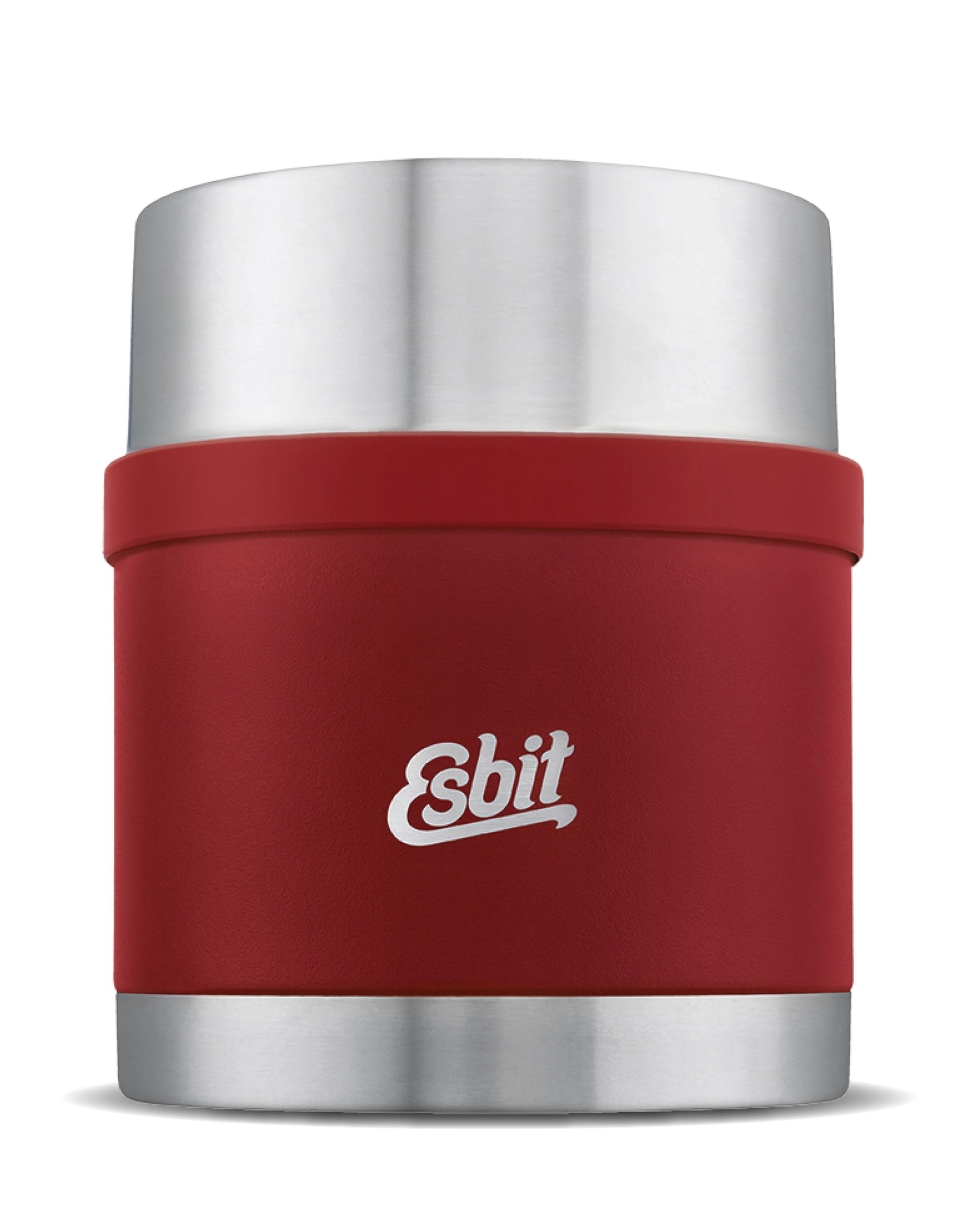 Esbit Thermobehälter Sculptor für Essen - Warmhaltebehälter 500 ml in Burgundy - aus Edelstahl für warme und kalte Speisen
