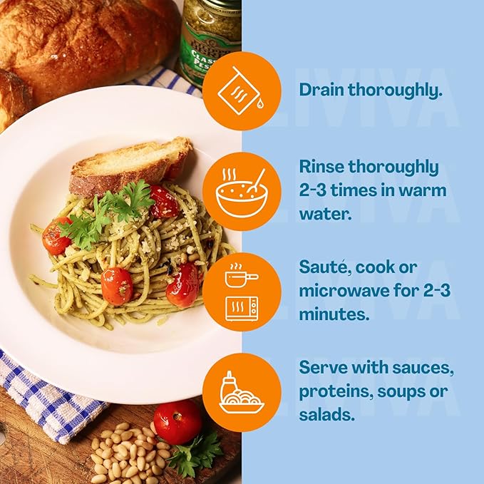 Fideos Shirataki Konjac Spaghetti LIVIVA - 6 Paquetes (110 oz) miniatura 7