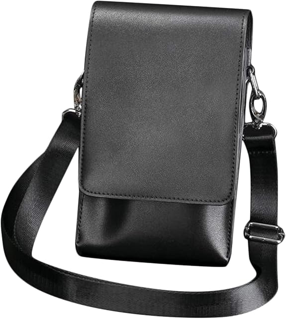 joyMerit Pro Barber Scissors Holster Hairdressing Holder Pouch Leather Waist Bag - Black
