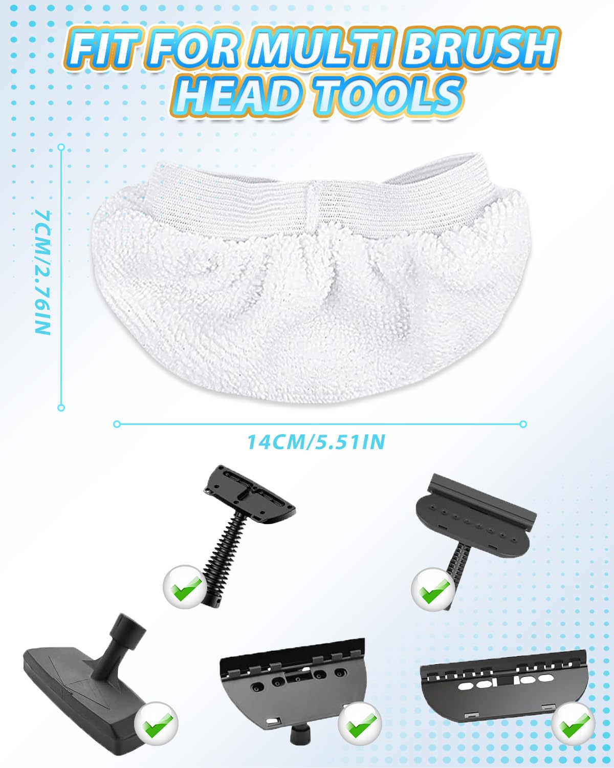 Bissell Steam Shot Omni Pads - Replacement Microfiber -4 Bissell Steam Shot Omni Pads - Replacement Microfiber -4