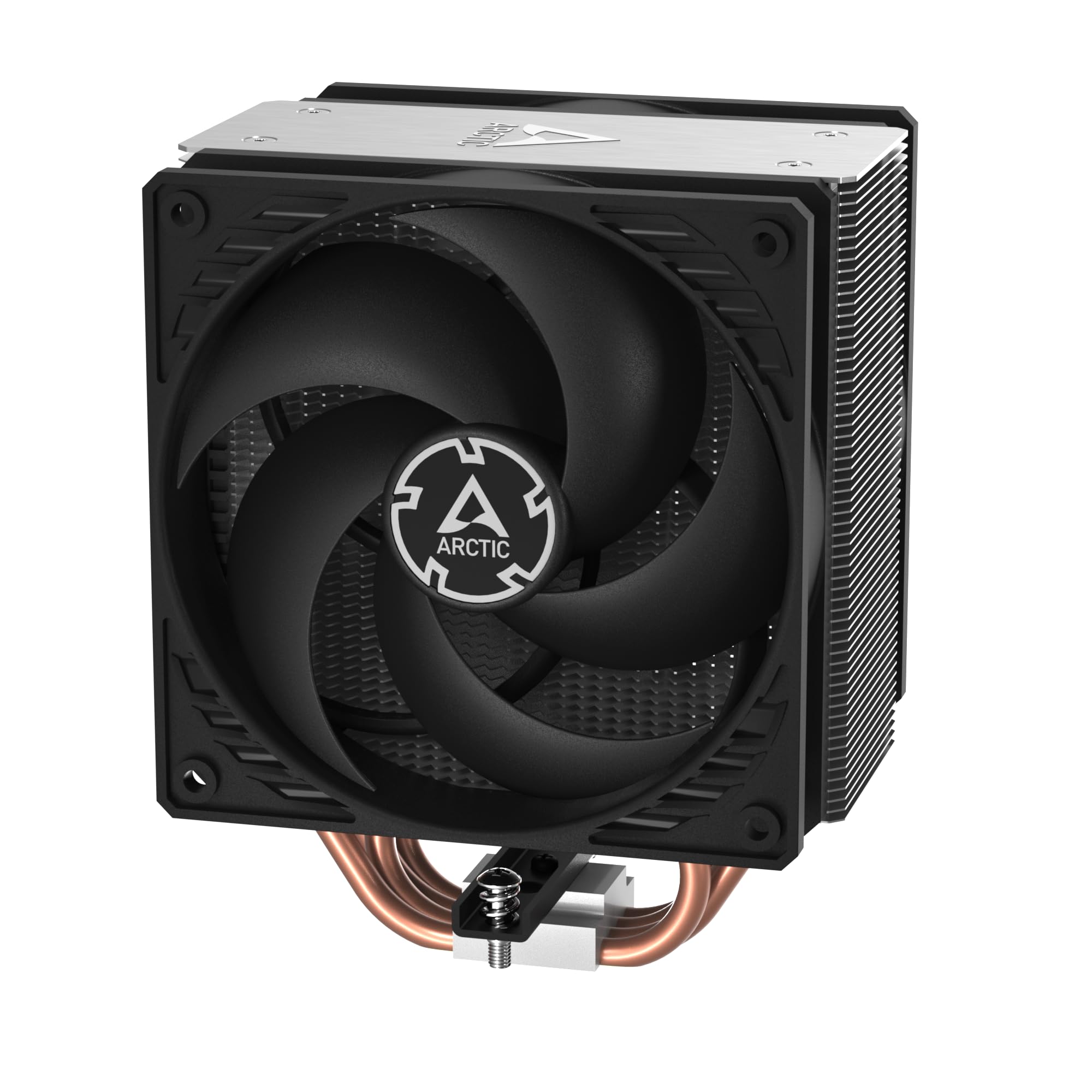 ARCTIC Freezer 36 - Single-tower CPU Cooler with push-pull, Two pressure-optimised 120 mm P fans, Fluid dynamic bearing, 200–1800 rpm, 4 Heatpipes, incl. MX-6 Thermal compound-image-9