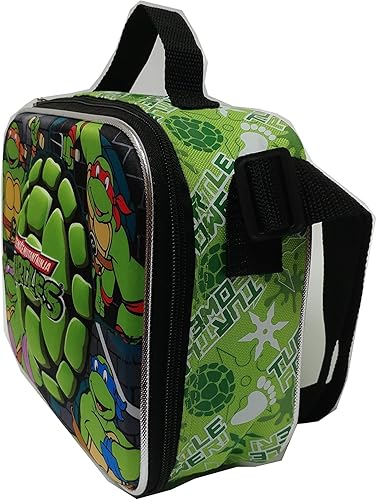 Miniatura 2 de Ruz Ninja Turtle 3D Hardshell EVA 10" aislado almuerzo bolsa de viaje caja (B04555)