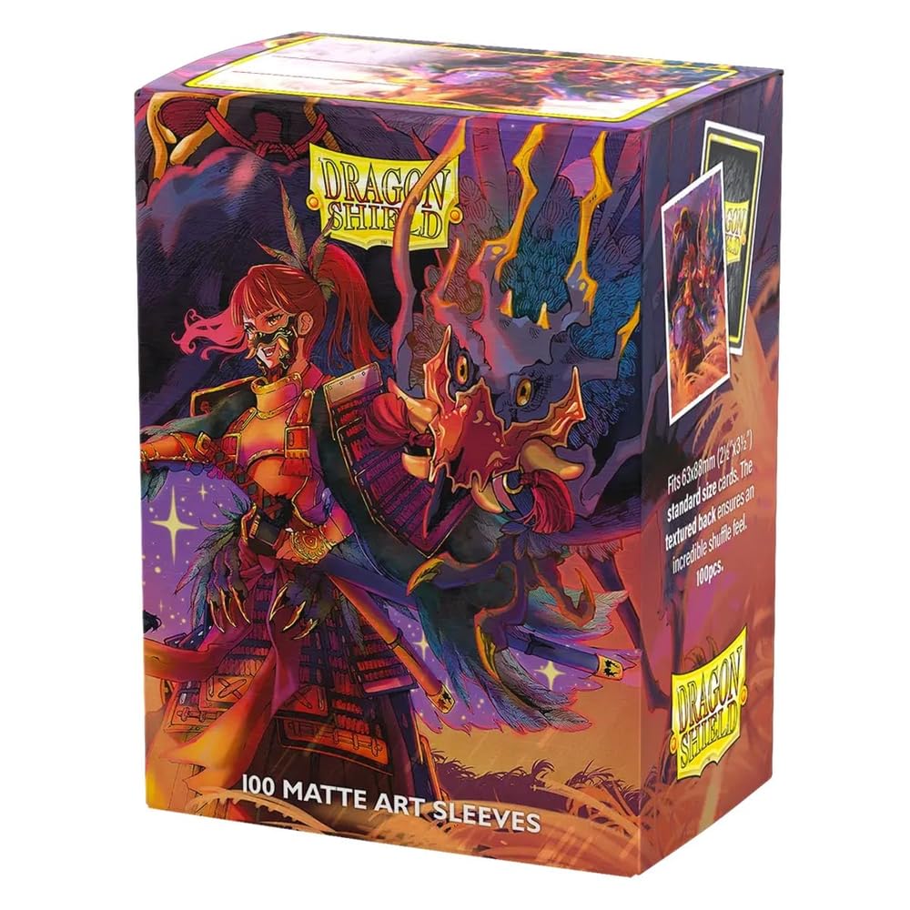 Dragon Shield | Matte Art Sleeves | The Fallen | 100 CT - Smooth & Tough Premium TCG Sleeves | Compatible with Pokemon, Flesh & Blood, One Piece & Magic the Gathering — image 1
