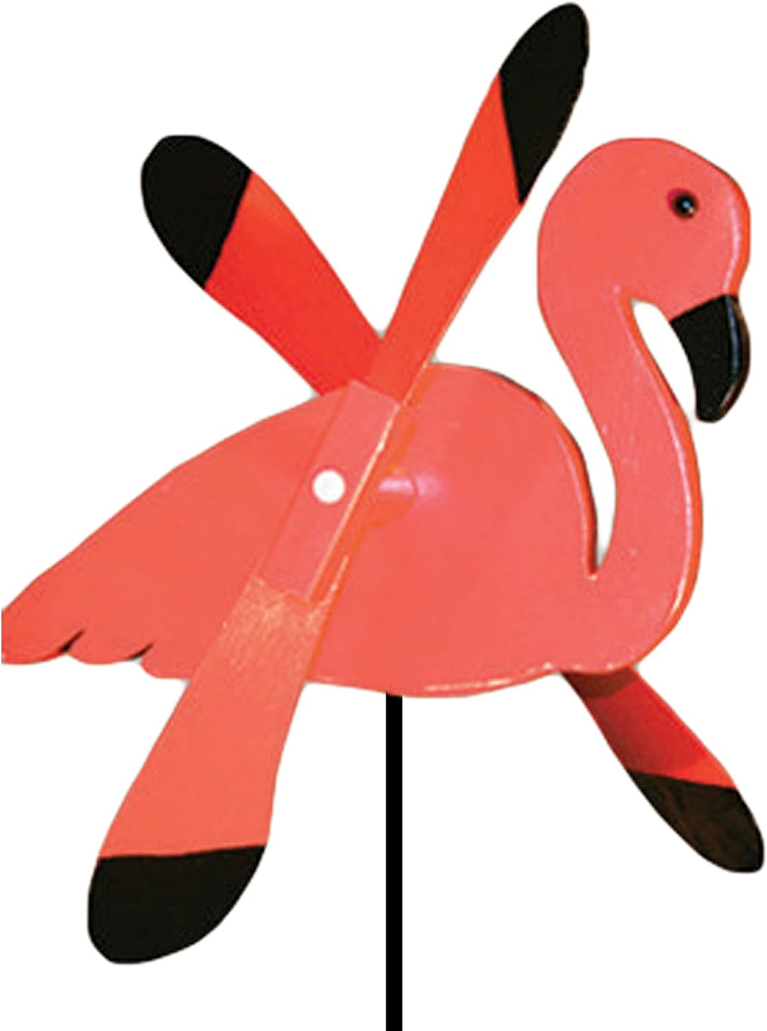 Amish-Made Whirlybird Yard Decoration, Flamingo
