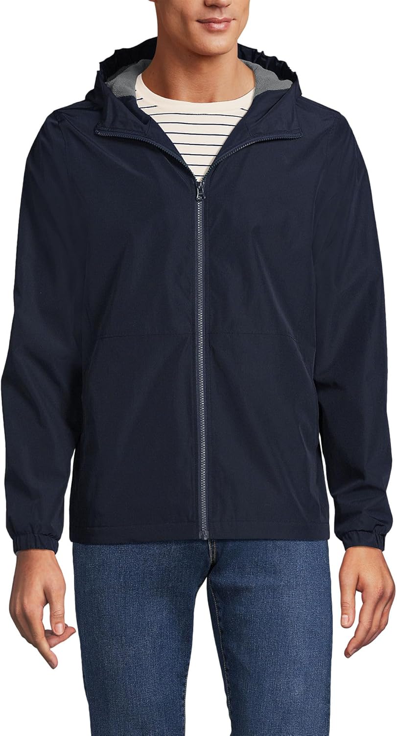Lands' End School Uniform Men's Rain Jacket