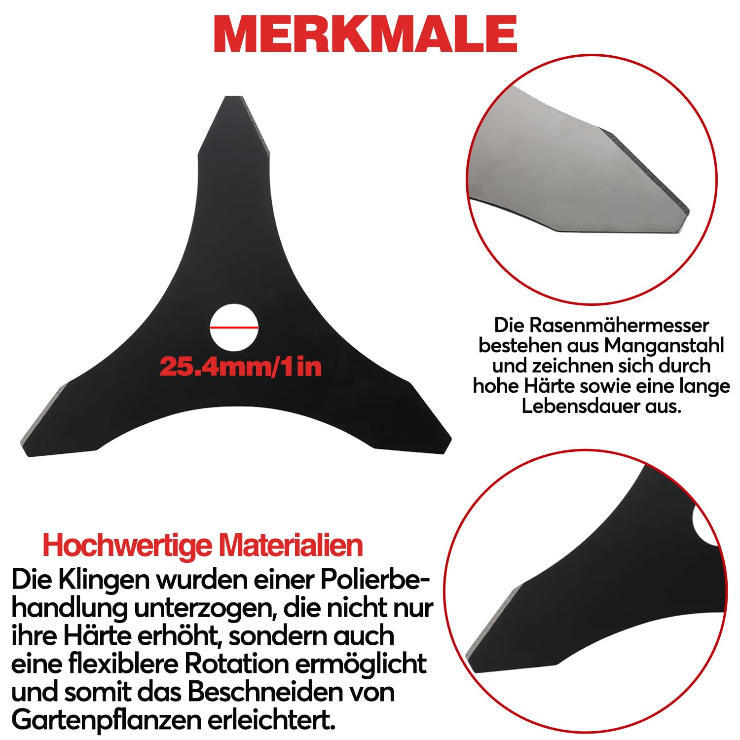 4er Set Freischneider Sägeblatt, 230/255 X 25,4 MM Kreissägeblatt Sägeblatt, Hartmetall Motorsense Zubehör Sägeblatt in 3T/20T/36T/80T, für Kreissägen Motorsensen