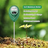 Vista 2 de Medidor de humedad del suelo, paquete de 2 monitores de humedad de suelo de sonda larga para plantas de casa, sensor de humedad del higrómetro
