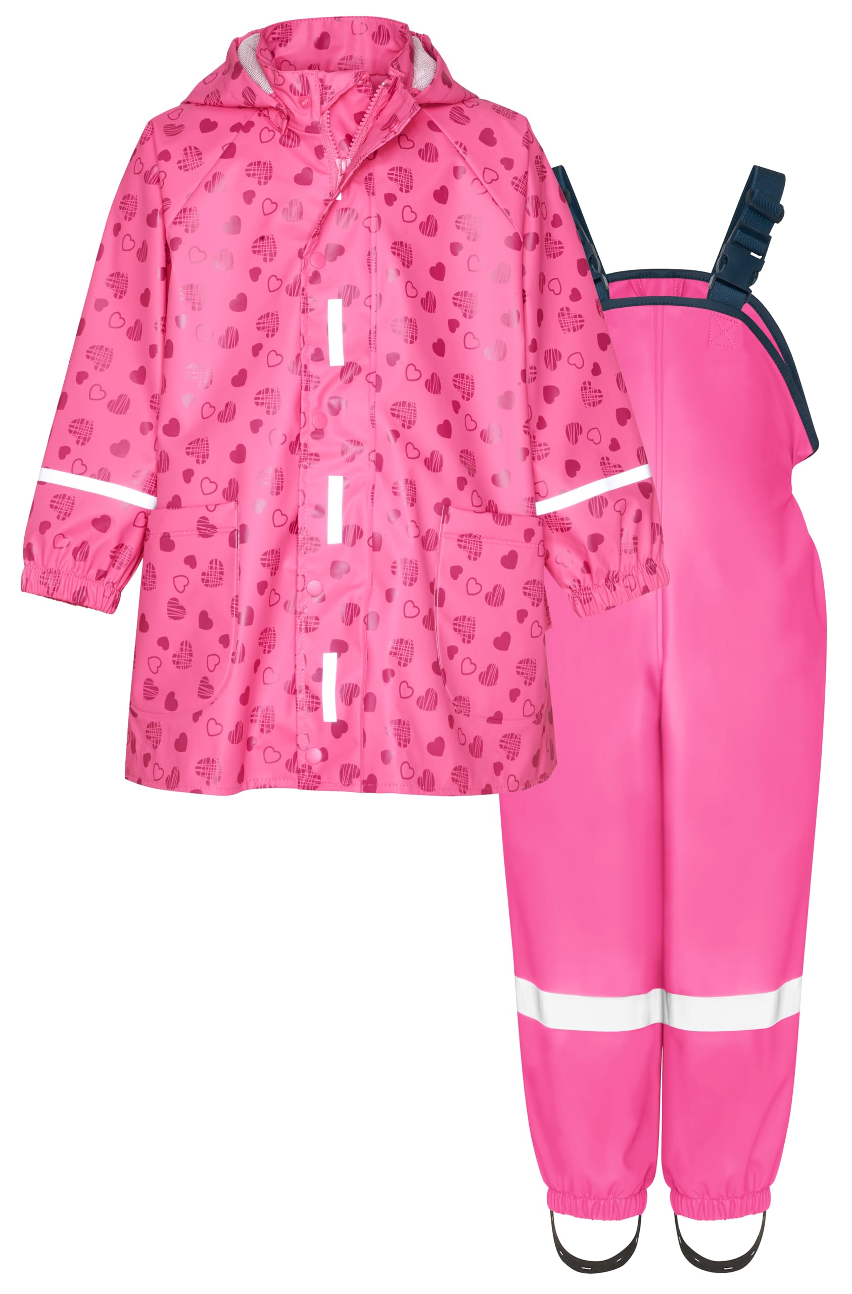Playshoes Unisex Kinder Regen-set Regenlatzhose Regenanzug (2er Pack)