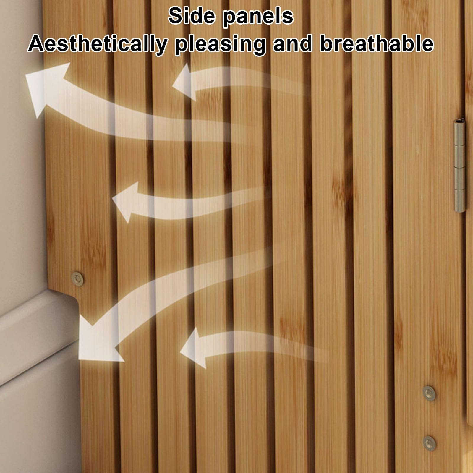 Armoire de Rangement pour Routeur WiFi avec Tiroirs, Osier Respirant Meuble Box Internet Grande Capacité de Rangement, pour Dissimuler Les Routeurs, Modems et Câbles(Natural,60 * 25 * 91cm)