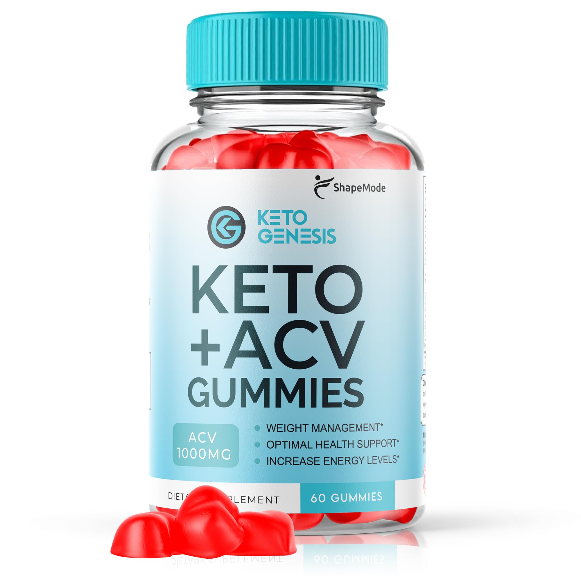 Keto Genesis ACV Gummies - Advanced Weight Loss, Genesis Keto Ketones Apple Cider Vinegar Folate Vitamin Supplement Ketogenic Rapid Ketosis - Made in USA