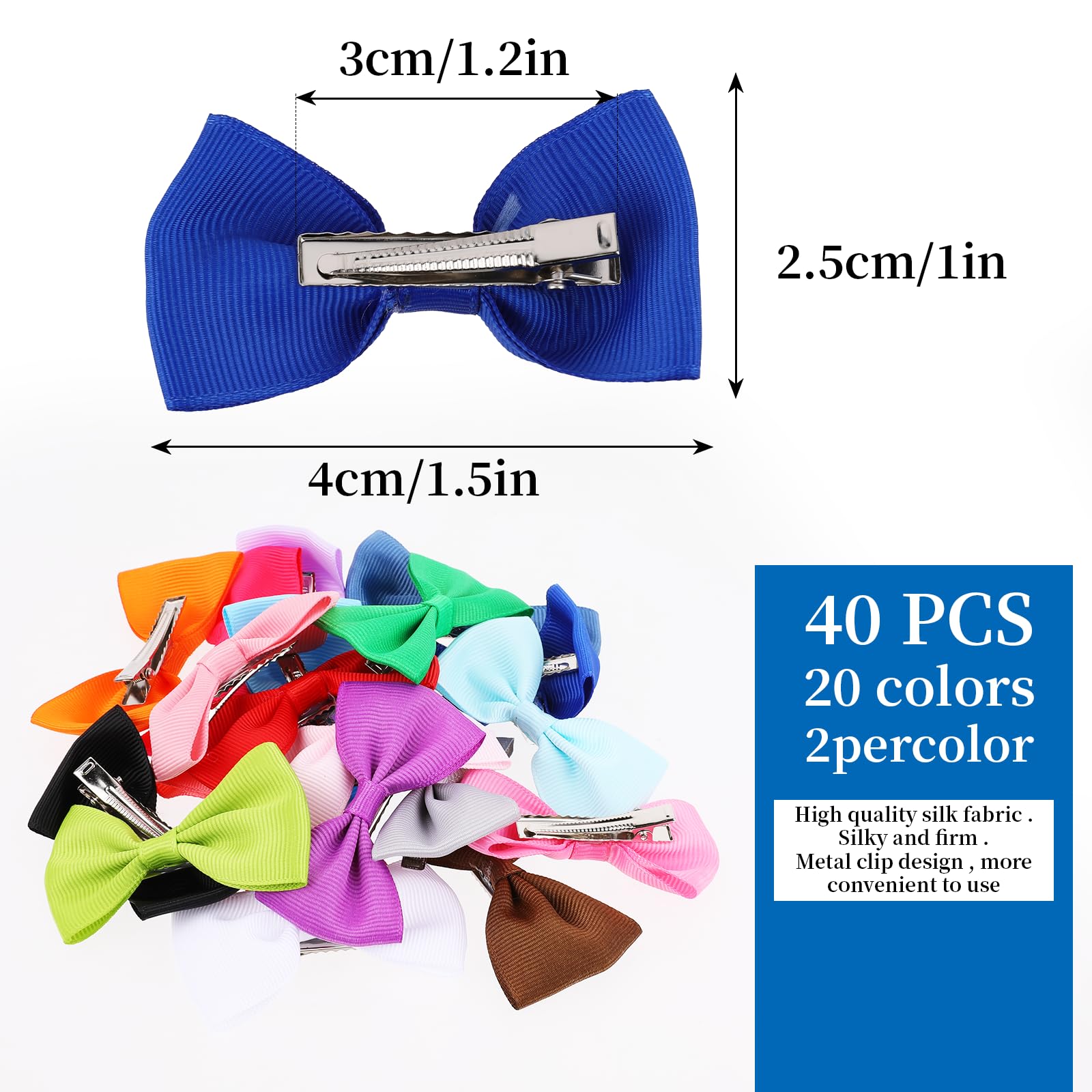 DHER Haustier Schleifen Mit Gummiband - 10 Stück Bunte Haarschmuck Für Hunde & Katzen