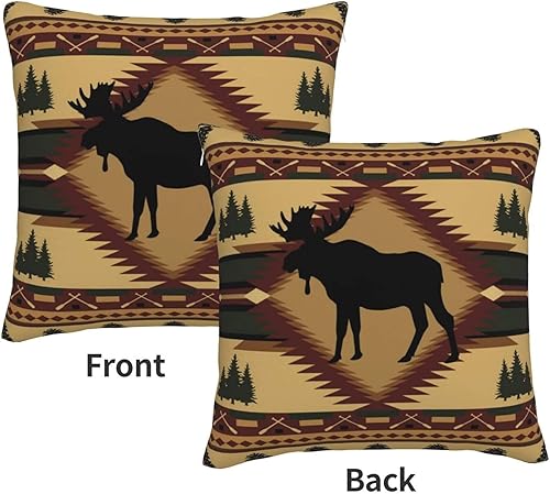 Miniatura 3 de Juego de 2 fundas de almohada cuadradas de 18 x 18 pulgadas, fundas de almohada decorativas de terciopelo suave, fundas de cojín cuadradas (17.7 x