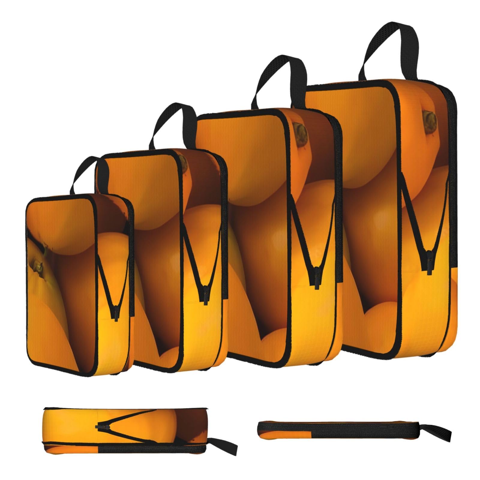 Fresh Mangoes Compression Packing Cubes 4 Piece Set