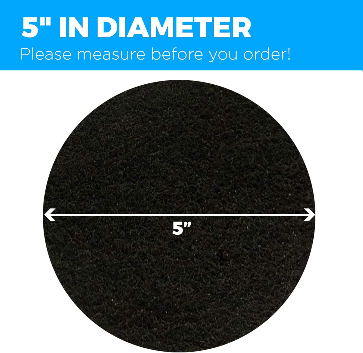 Buy 4 Pack Activated Charcoal Filter for Kitchen Compost Bin 5 Inch