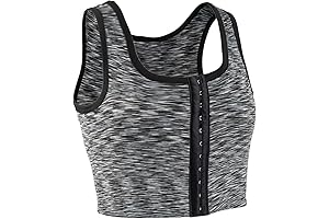 3 Rows Central Clasp Chest Binder for Cosplay