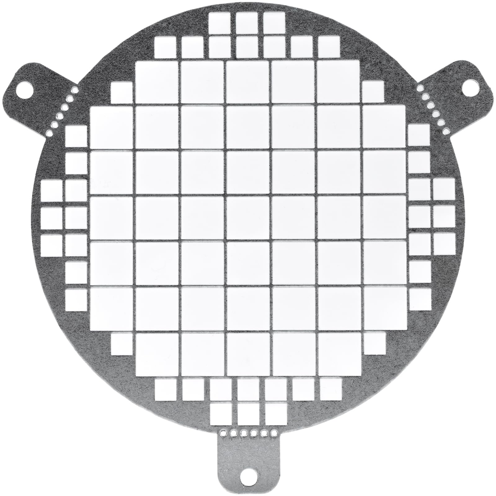 Repa Market Galvanized 4" Inch / Ø100 Mm Steel Round Crawl Space Vent Grid - Inlet Outlet Ventilation Guard - Universal Metal Air Supply Exhaust Protection Mesh - Durable Duct Grille