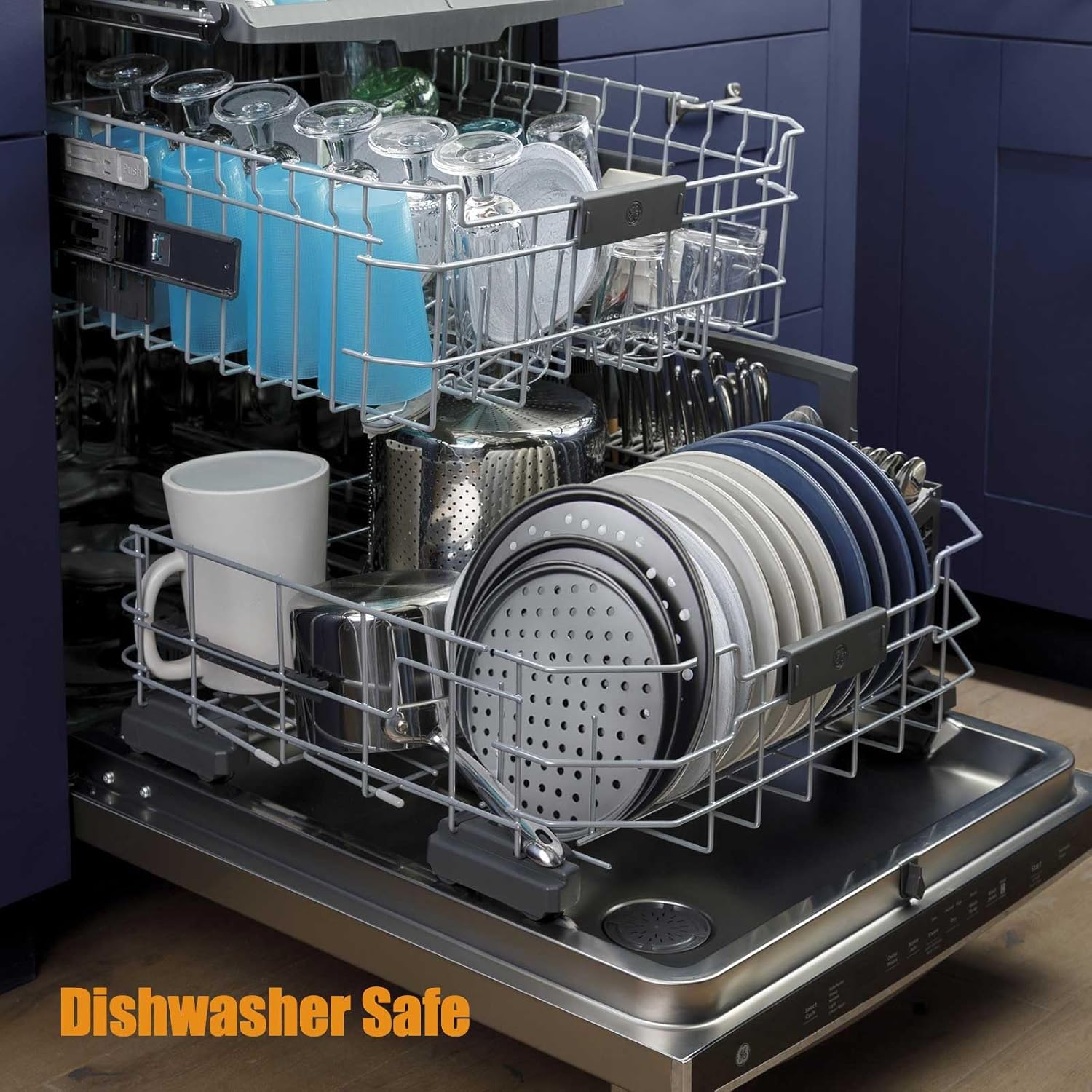 Splatter Screen with 9 Inch &10 Inch &12 Inch Pizza Pan Bundle