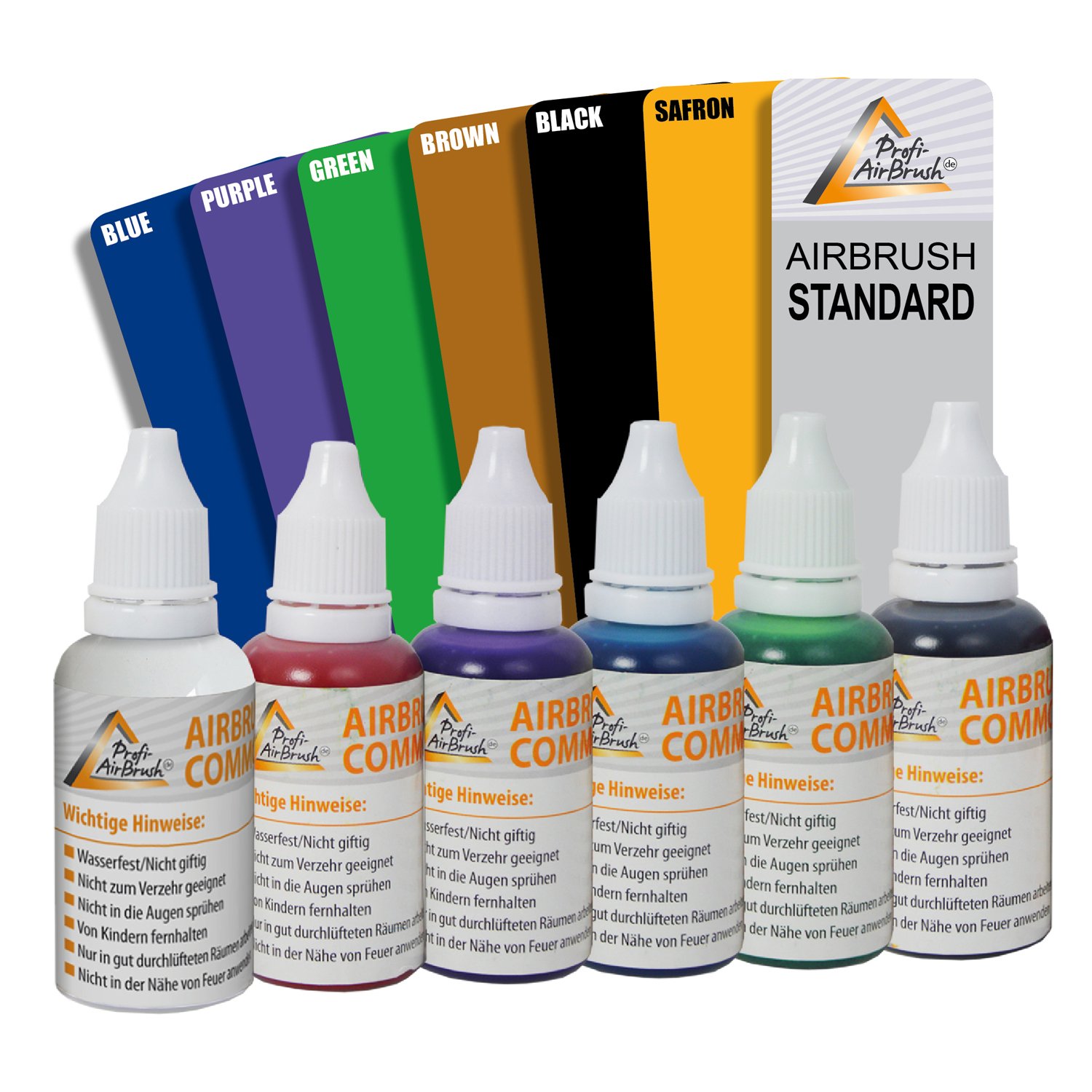 KIT AEROGRAFO CON COLORI AEROGRAFO CON COMPRESSORE con KIT di 6 COLORI PER AEROGRAFO Aerografo tatuaggi, Aerografo Body painting, PISTOLA AEROGRAFO ad azione singola (AGO/UGELLO da 0,3mm) Carry I